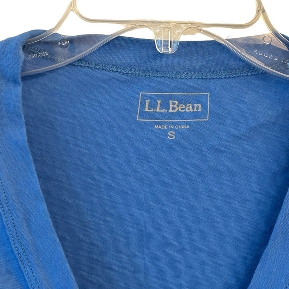 LL Bean Cardigan Cotton Blue Small 💙 - Picture 2 of 8